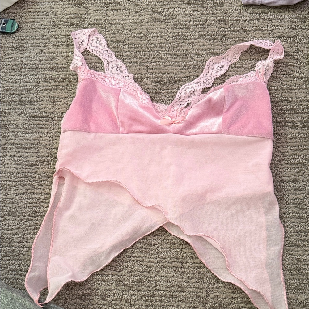 Rheabfunky Fae Lace Trim Camisole